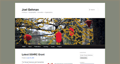 Desktop Screenshot of joelgehman.com